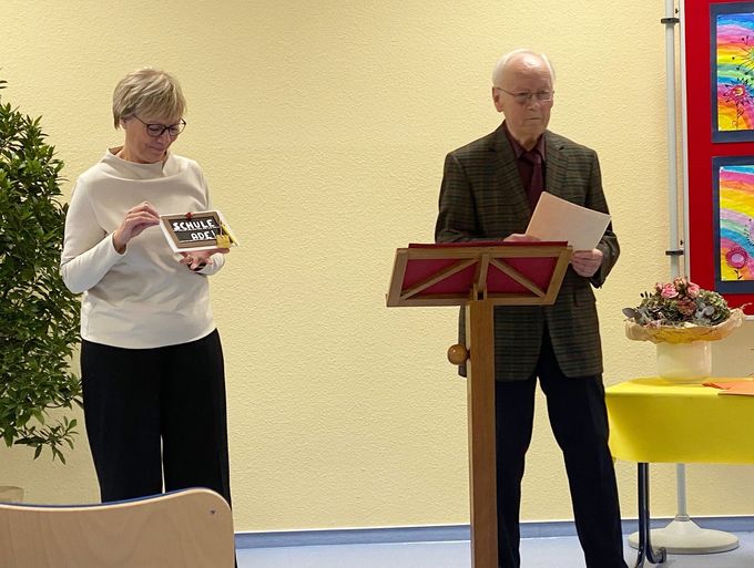 Das Bild zeigt Renate Lüdenbach und Dieter Kaspari