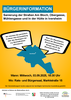 Plakat der Bürgerinformationsveranstaltung