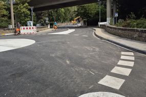 Ein Blick auf den neuen Mini-Kreisel.
