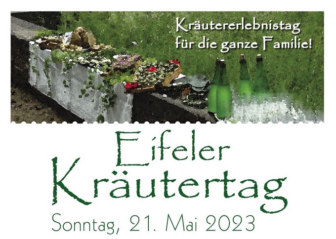 Ein Teil des Plakates zum Eifeler Kräutertag am 21. Mai 2023